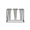 Hello Honey® Bloomingville 9" Test Tube Vases in Black Metal Stand